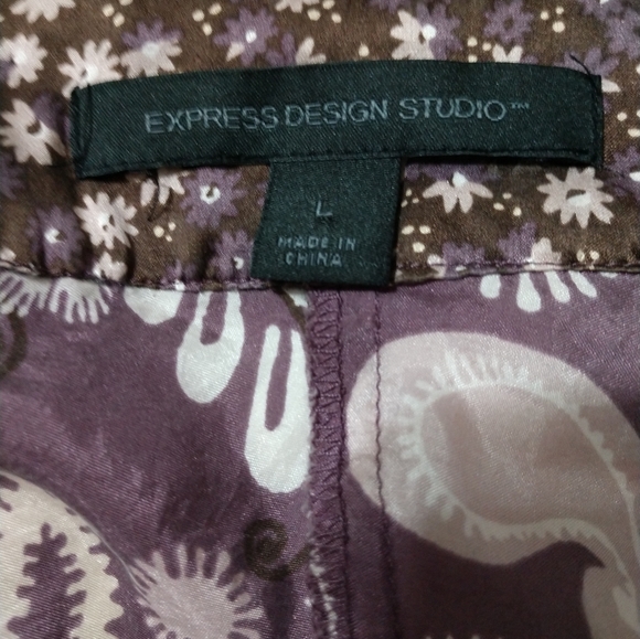 Express Design Studio 100% Silk Tunic - Picture 2 of 6